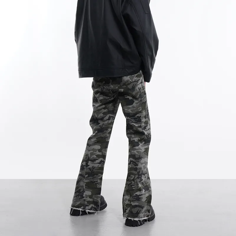 COOLALPACA Loose Fit Bootcut Casual Pants Unisex-4