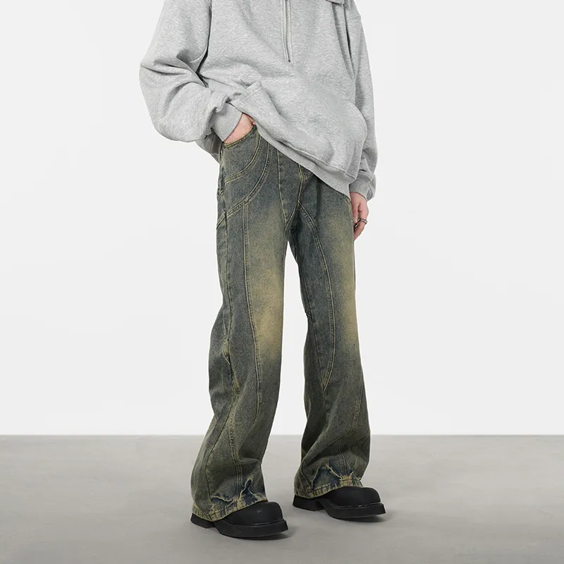 COOLALPACA Jeans Unisex Vintage Blue-4