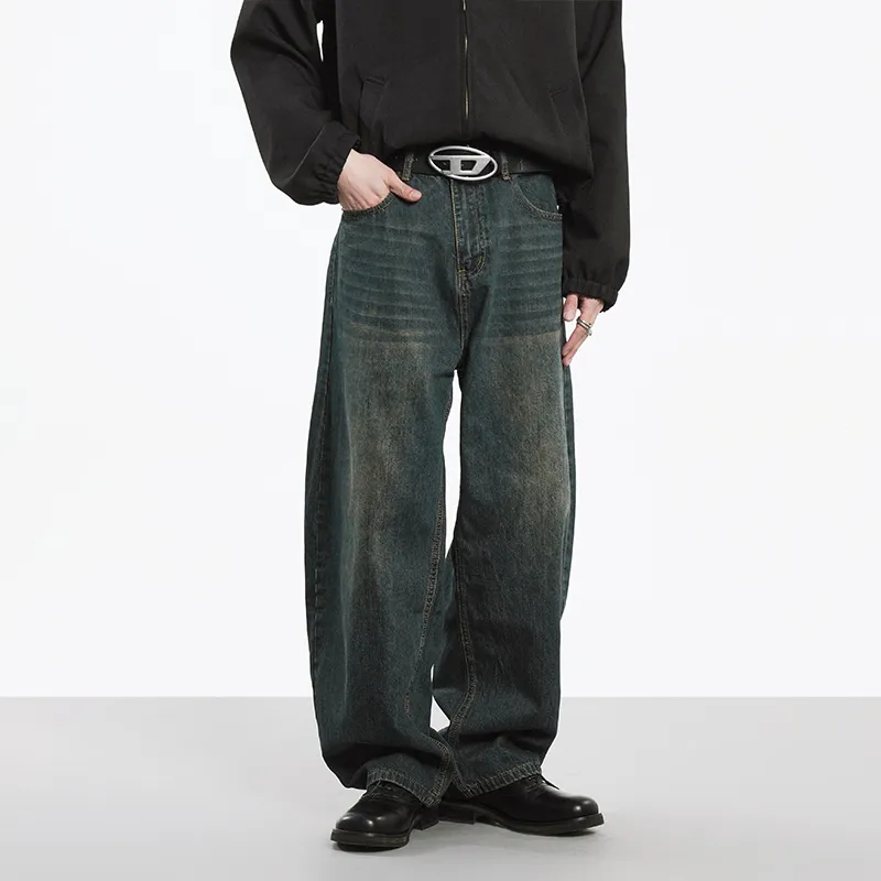 COOLALPACA Loose Fit Versatile Wide Leg Jeans Unisex-17