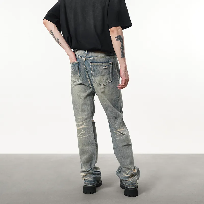 COOLALPACA Jeans Unisex Denim Blue-4