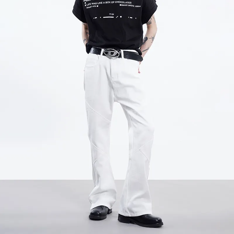 COOLALPACA Loose Fit Bootcut Jeans Unisex-2