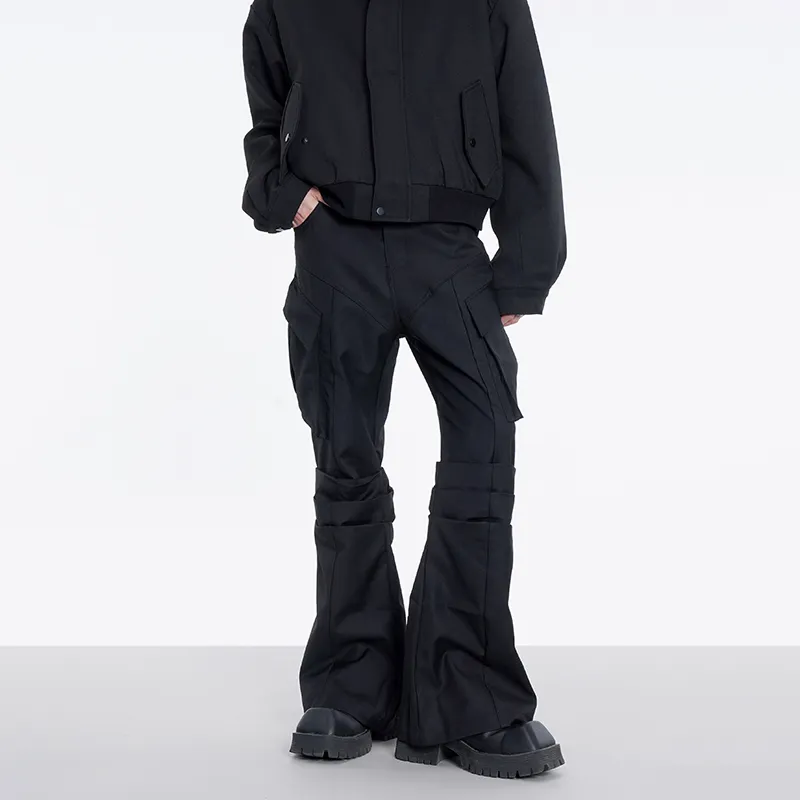 COOLALPACA Loose Fit Bootcut Casual Pants Unisex-2