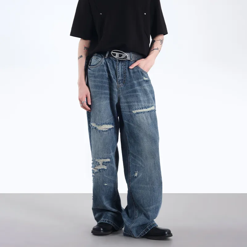 COOLALPACA Jeans Unisex Blue-2