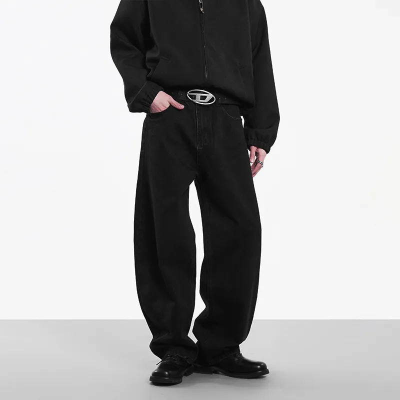 COOLALPACA Loose Fit Versatile Wide Leg Jeans Unisex-3