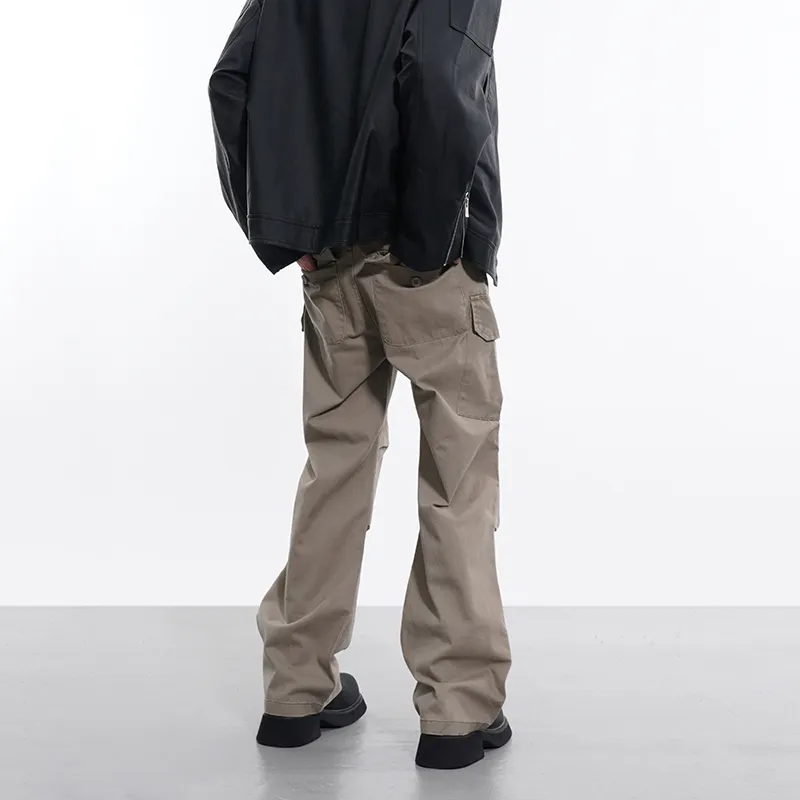 COOLALPACA Loose Fit Bootcut Casual Pants Unisex-8