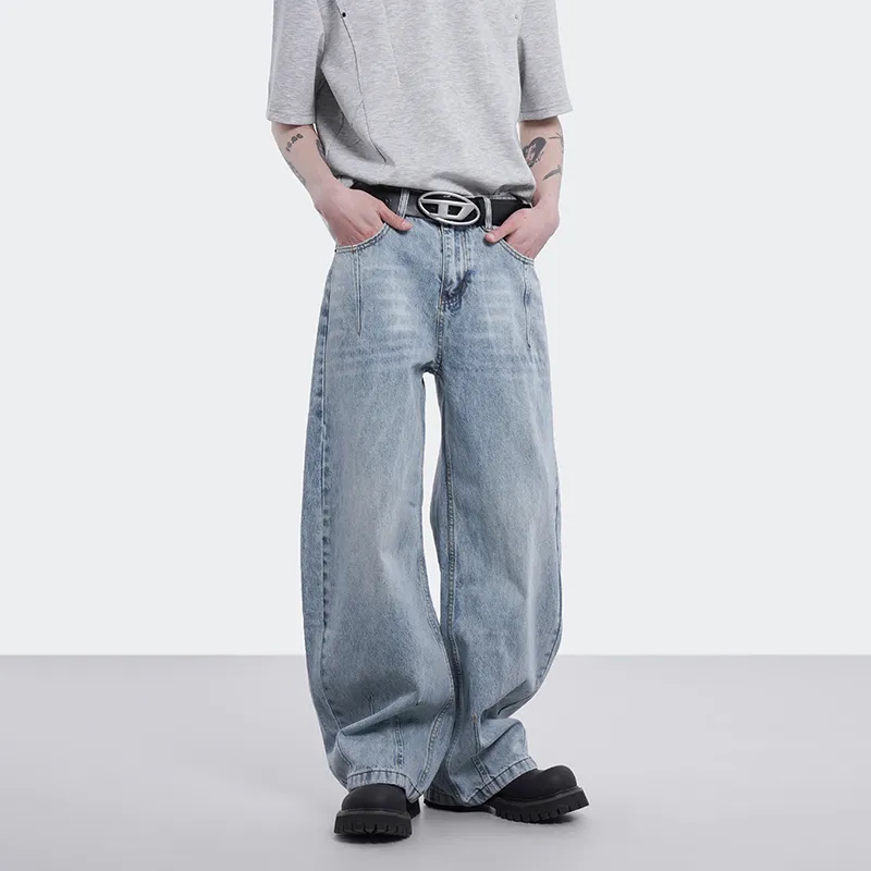 COOLALPACA Loose Fit Wide Leg Jeans Unisex-2