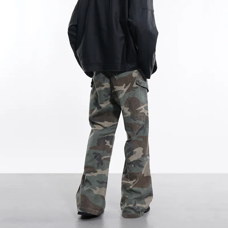 WELTER EXPERIMENT Casual Pants Unisex Camouflage-3