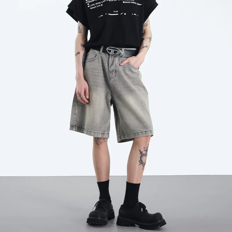 COOLALPACA Denim Shorts Unisex-32