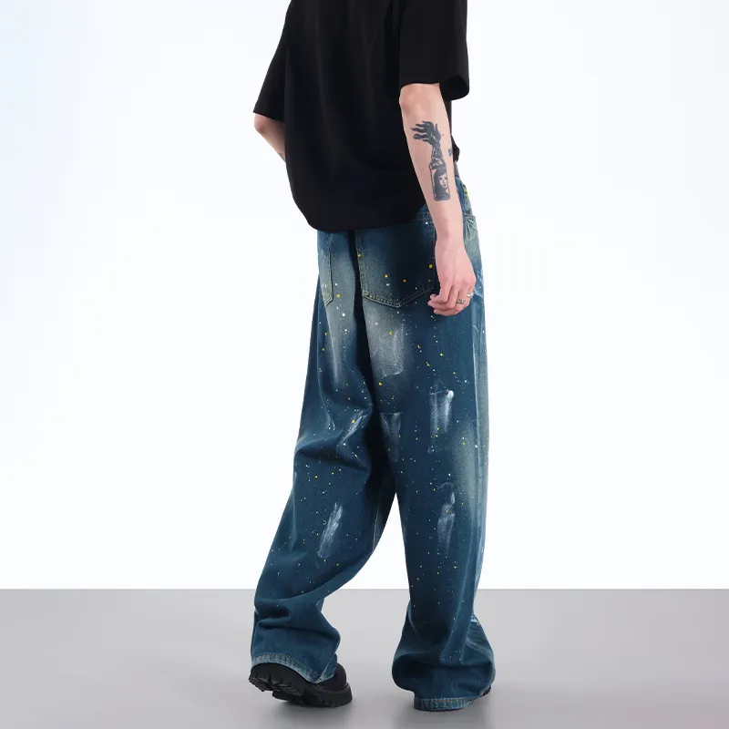 COOLALPACA Jeans Unisex Vintage Blue-4