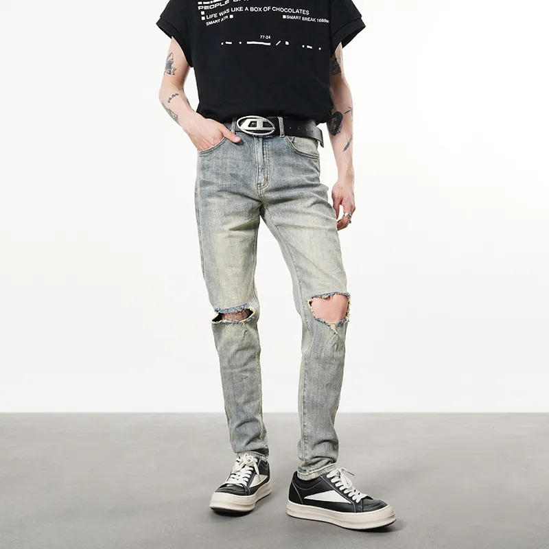 COOLALPACA Jeans Unisex Denim Blue-2