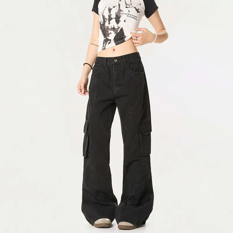 COOLALPACA Jeans Unisex Black-3