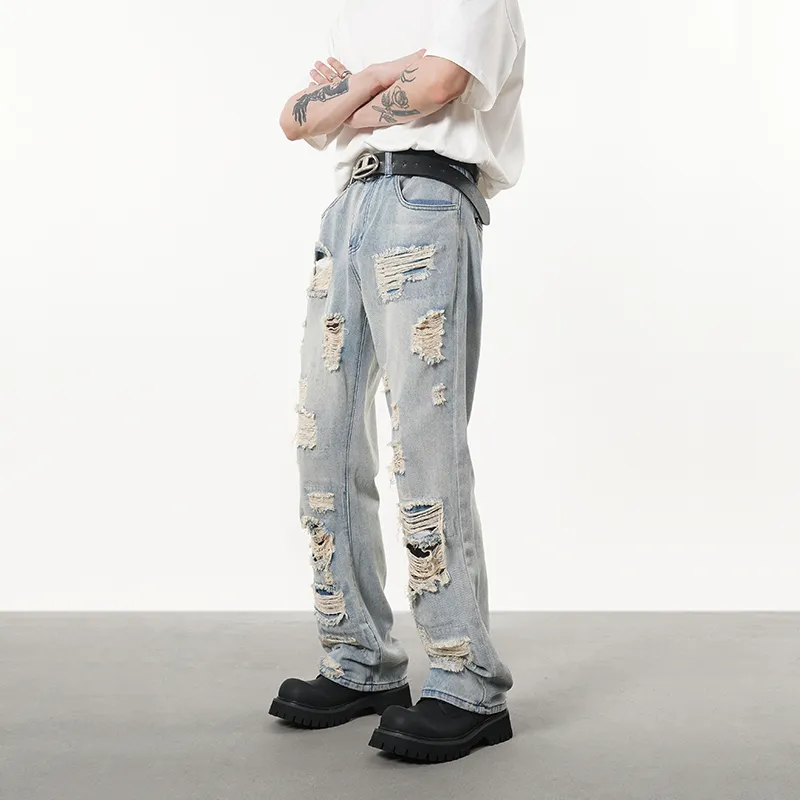 COOLALPACA Jeans Fall Unisex Light Blue-3