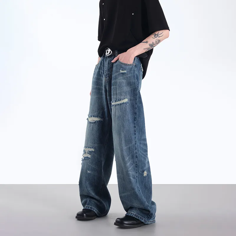 COOLALPACA Jeans Unisex Blue-4