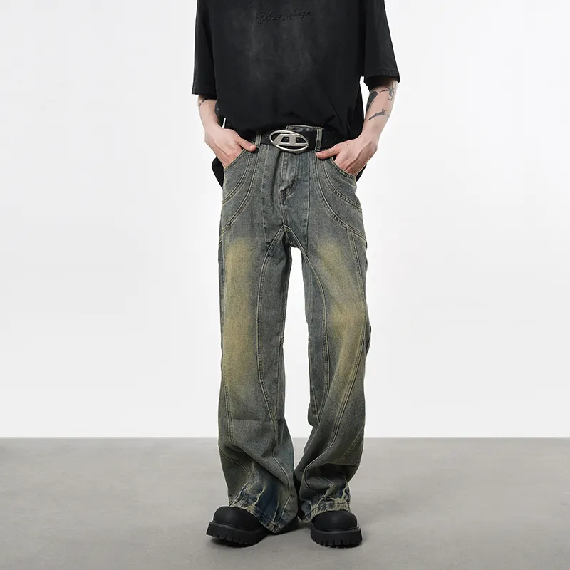 COOLALPACA Jeans Unisex Vintage Blue-3