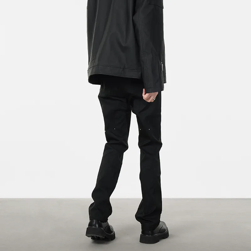 COOLALPACA Casual Pants Unisex Black-4