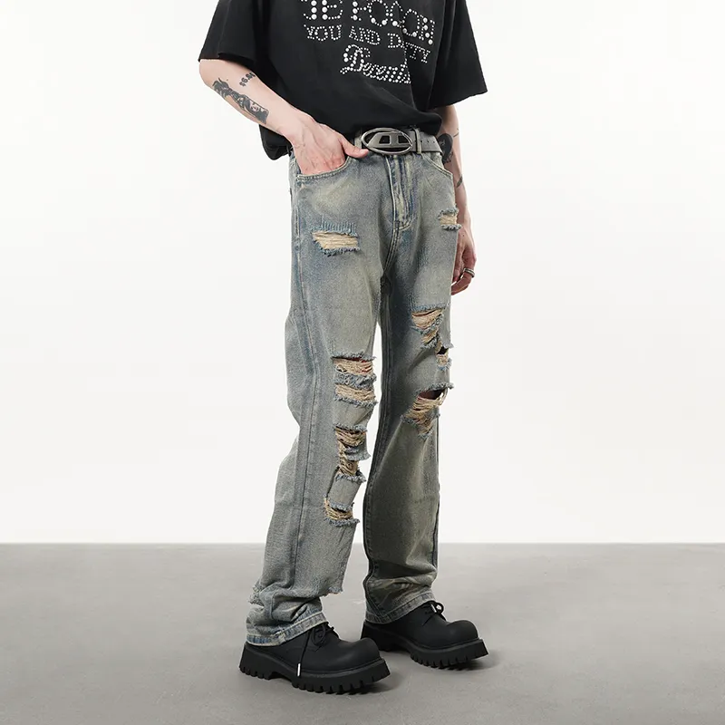 COOLALPACA Jeans Unisex Denim Blue-3