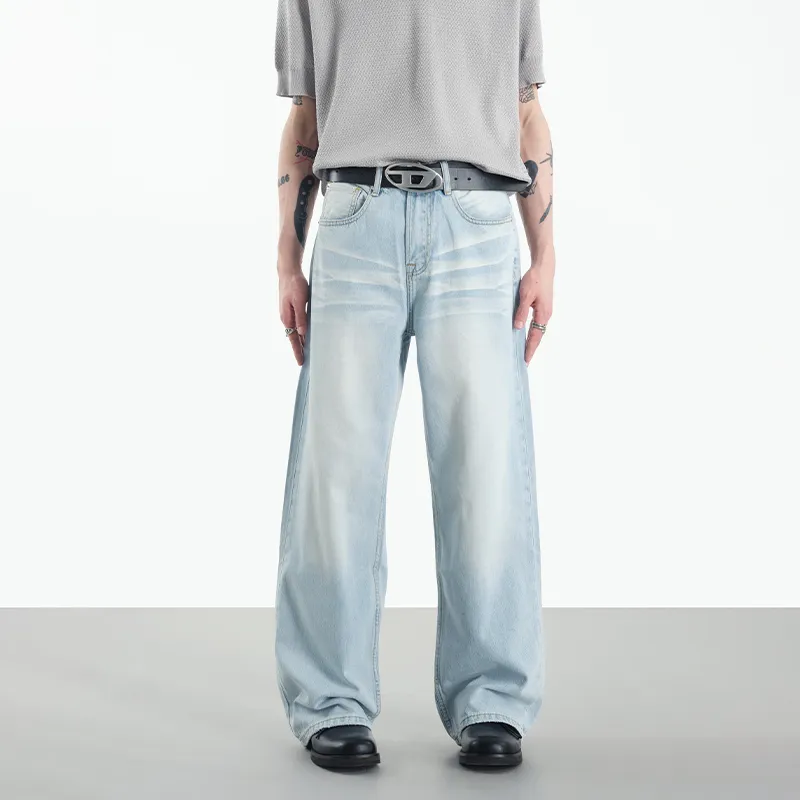 COOLALPACA Loose Fit Straight Fit Jeans Unisex-2