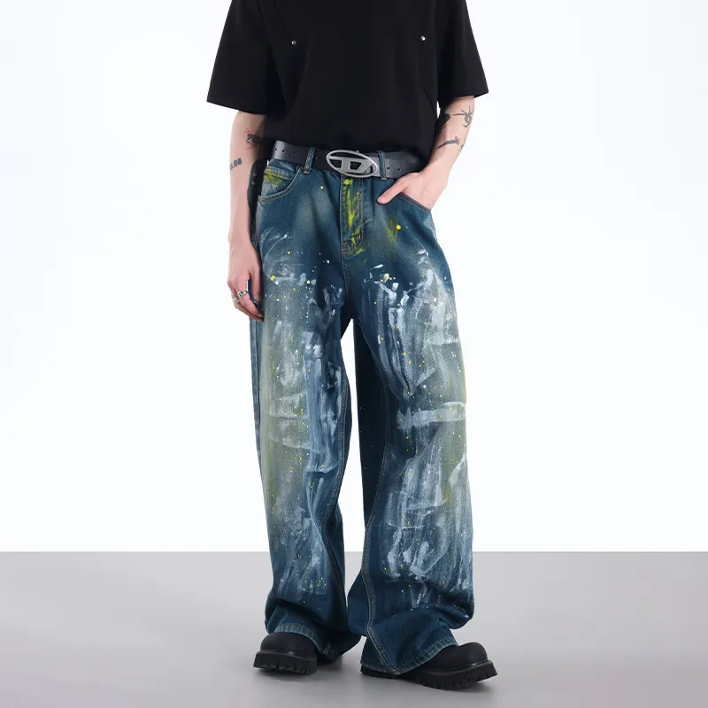COOLALPACA Jeans Unisex Vintage Blue-2