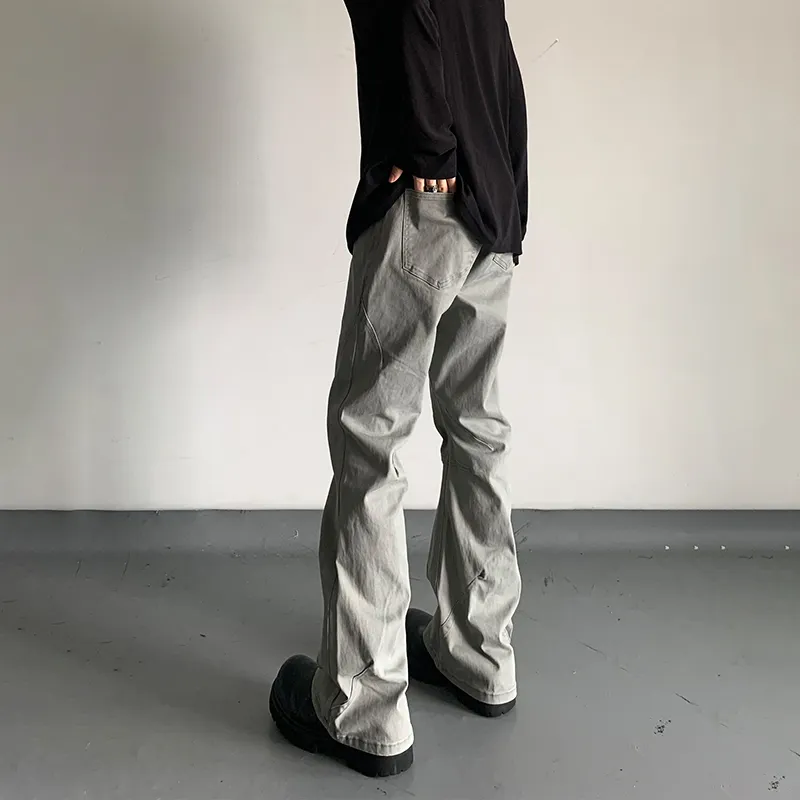 COOLALPACA Loose Fit Bootcut Jeans Unisex-4