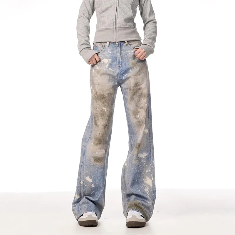 COOLALPACA Body-Slimming Straight Fit Versatile Jeans Unisex-2