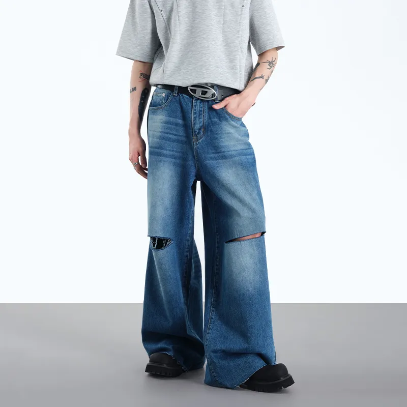 COOLALPACA Jeans Unisex Blue-2