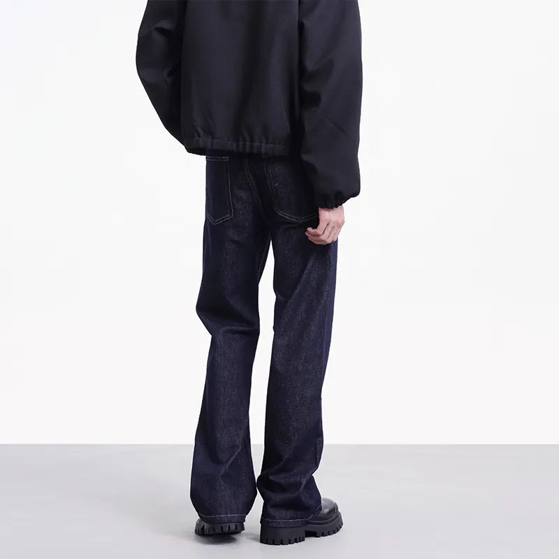 COOLALPACA Loose Fit Wide Leg Jeans Unisex Black-9