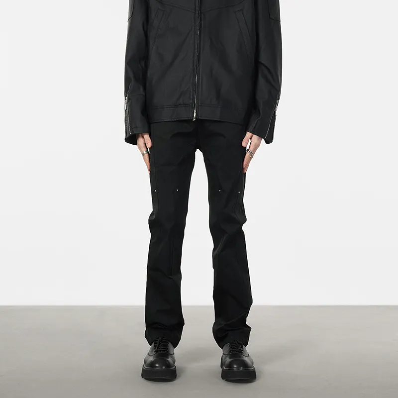COOLALPACA Casual Pants Unisex Black-3