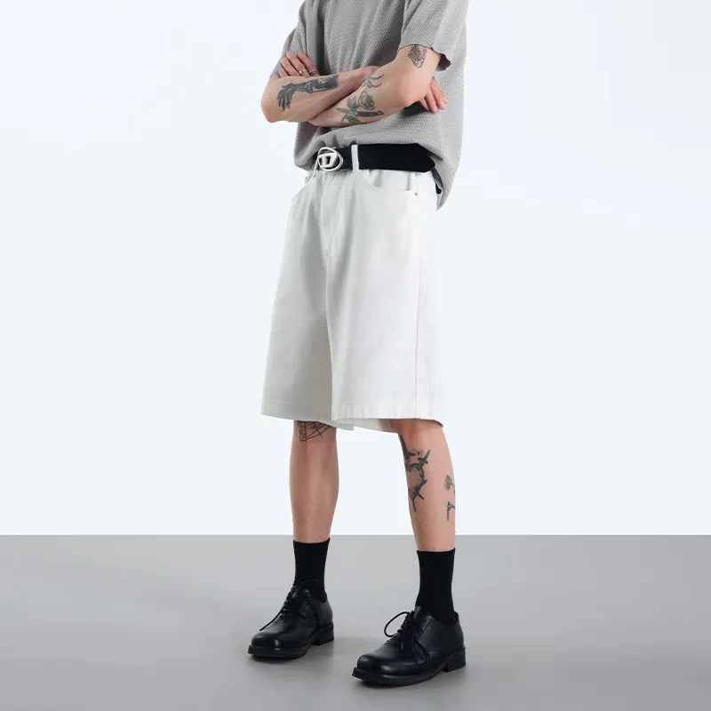 COOLALPACA Denim Shorts Unisex-18