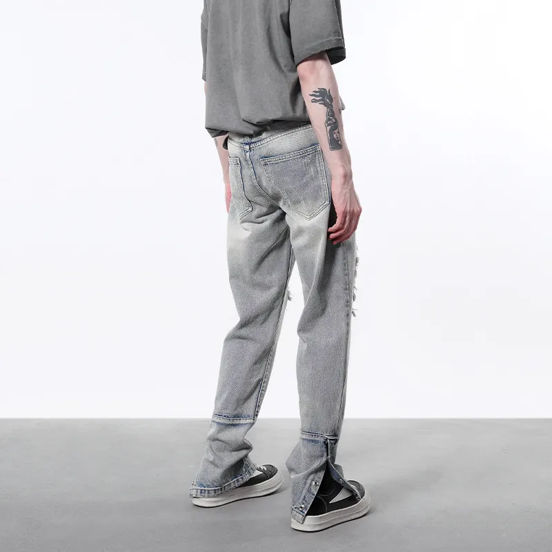 COOLALPACA Jeans Fall Unisex Denim Blue-4