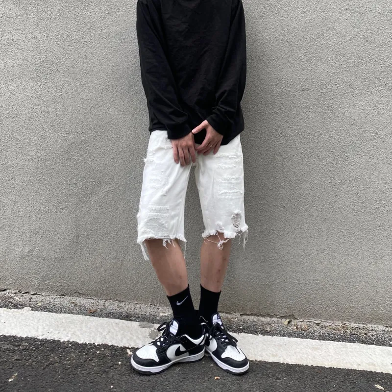COOLALPACA Unisex Denim Shorts Swag-7