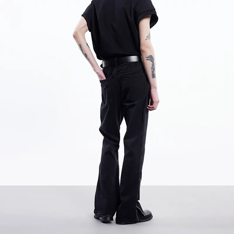 COOLALPACA Loose Fit Bootcut Jeans Unisex-9