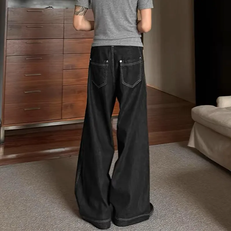 COOLALPACA Jeans Unisex Black-4