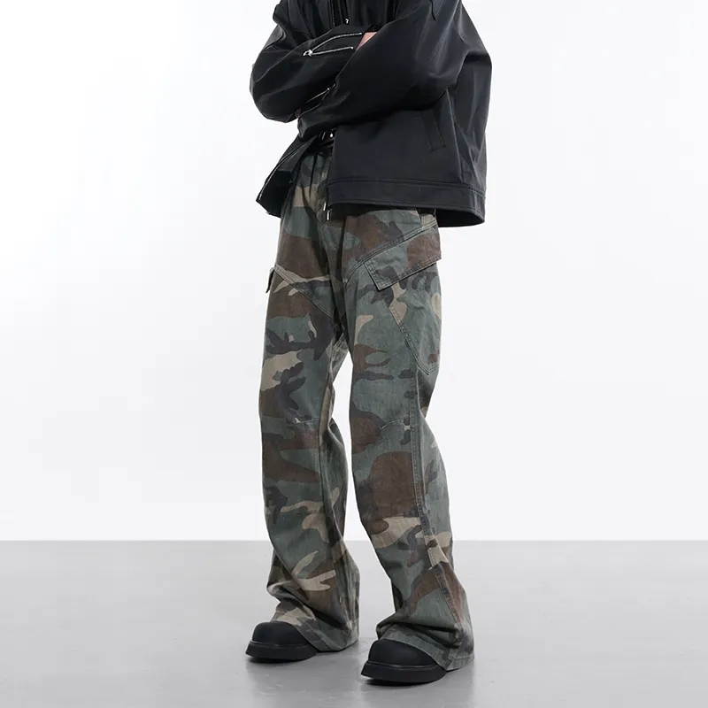 WELTER EXPERIMENT Casual Pants Unisex Camouflage-4
