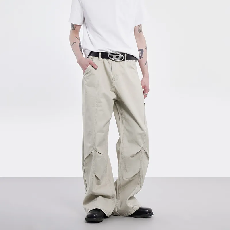 COOLALPACA Loose Fit Bootcut Jeans Unisex-3
