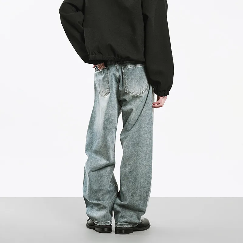 COOLALPACA Loose Fit Versatile Wide Leg Jeans Unisex-14