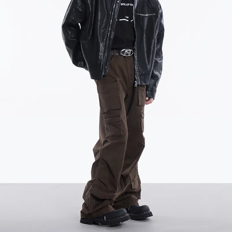 COOLALPACA Loose Fit Bootcut Jeans Unisex-7