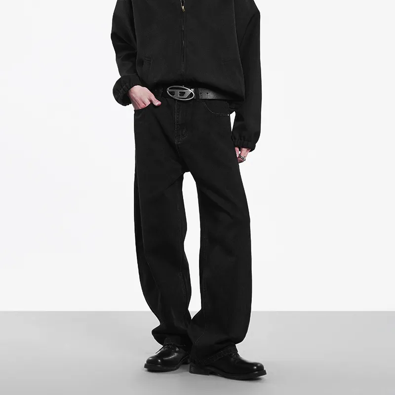 COOLALPACA Loose Fit Versatile Wide Leg Jeans Unisex-2