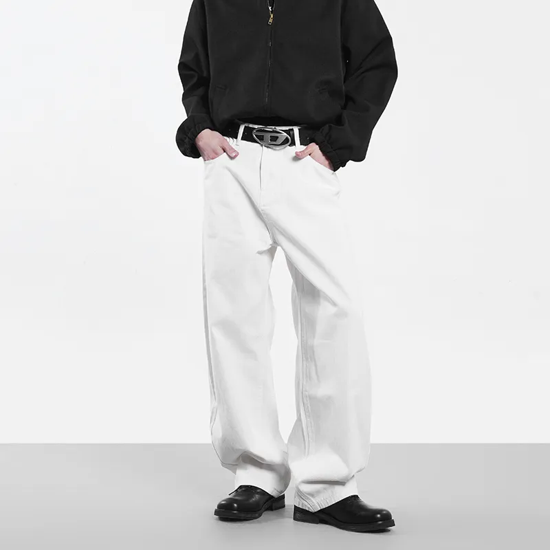 COOLALPACA Loose Fit Versatile Wide Leg Jeans Unisex-8