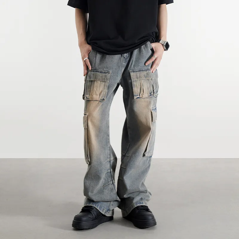 COOLALPACA Jeans Unisex Vintage Blue-2