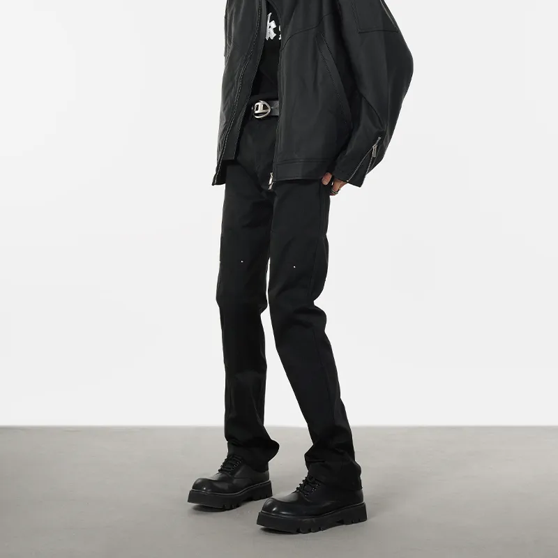 COOLALPACA Casual Pants Unisex Black-2