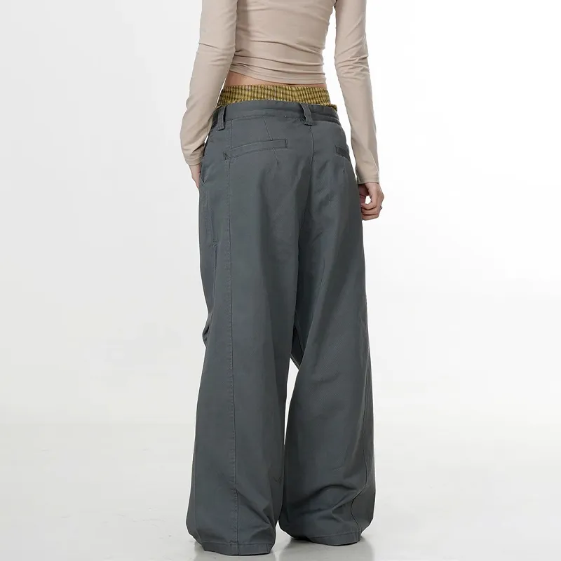 COOLALPACA Loose Fit Bootcut Casual Pants Unisex-9