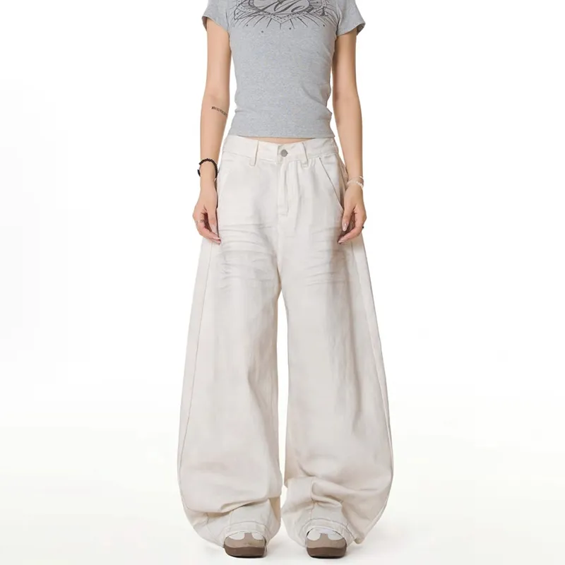 COOLALPACA Jeans Unisex White-2