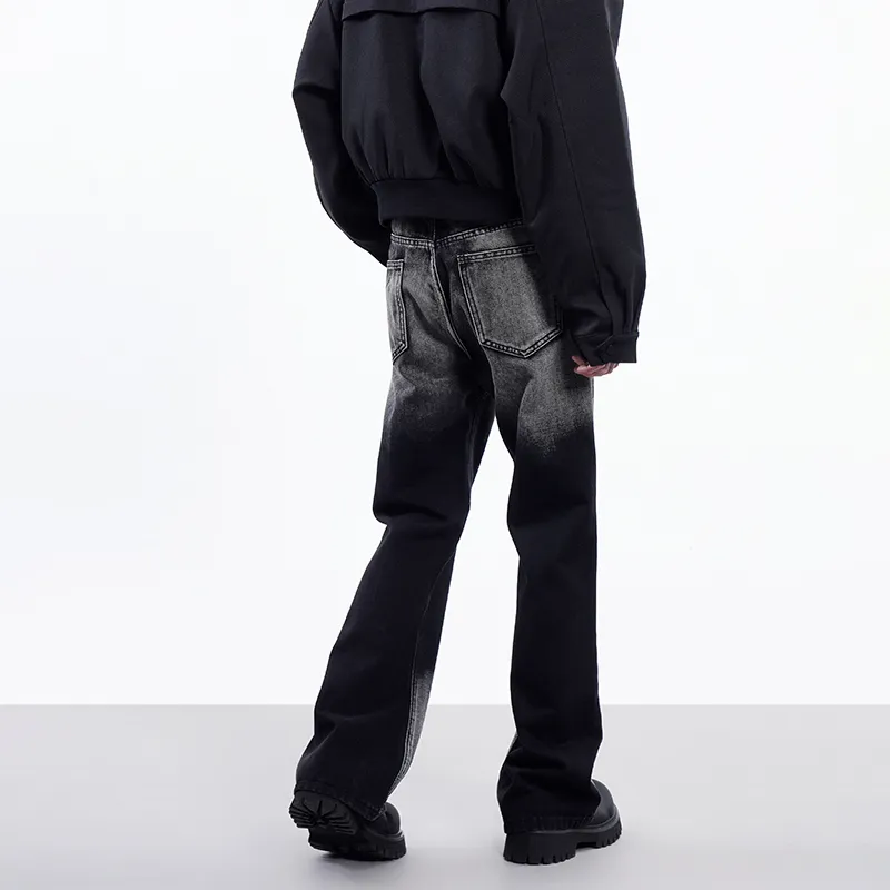 COOLALPACA Loose Fit Bootcut Jeans Unisex-4