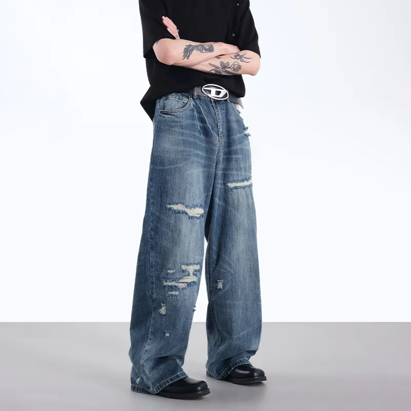 COOLALPACA Jeans Unisex Blue-3