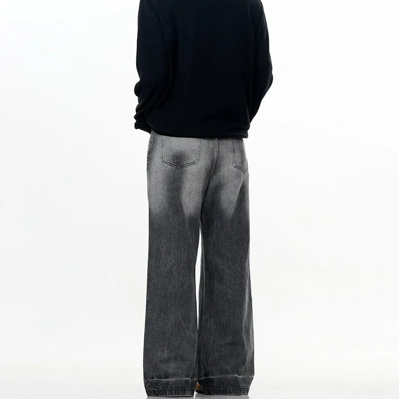 COOLALPACA Loose Fit Bootcut Jeans Unisex-4