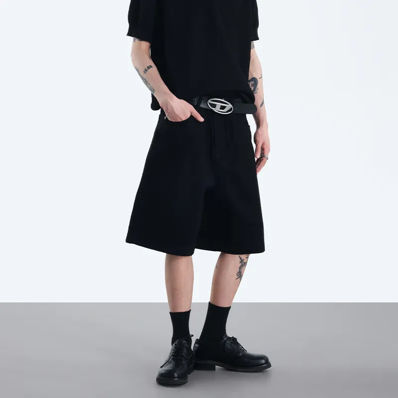COOLALPACA Denim Shorts Unisex-12