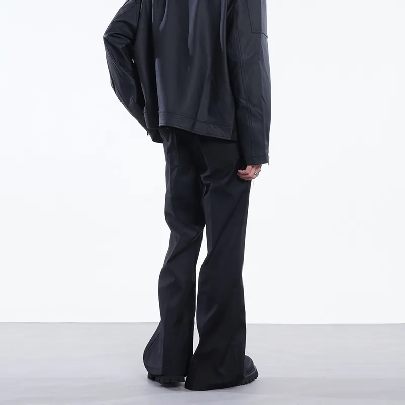 COOLALPACA Loose Fit Bootcut Casual Pants Unisex-4