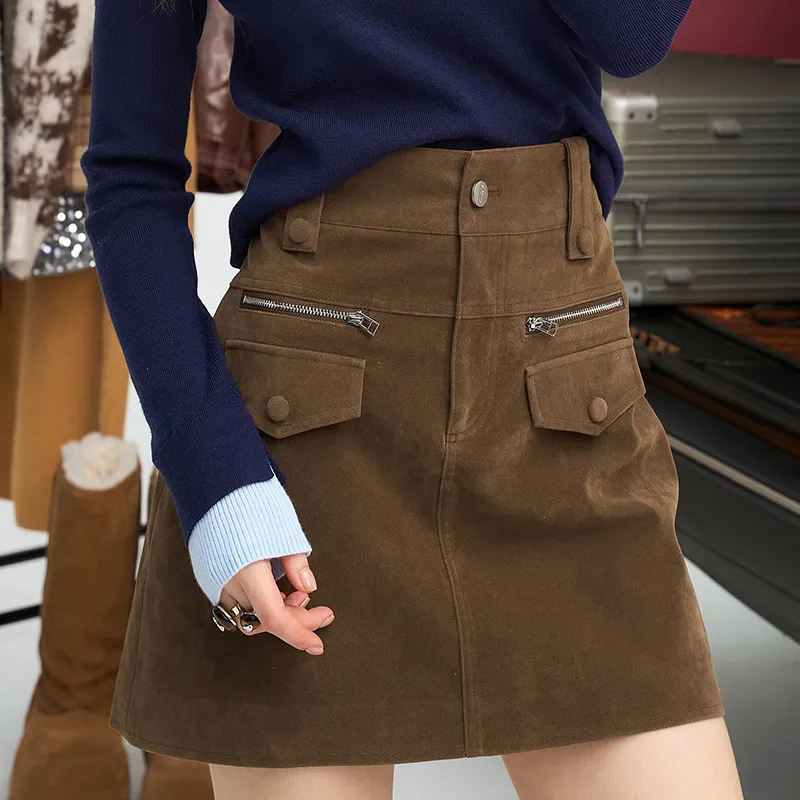 ELF SACK Casual Short Skirts Women's-4