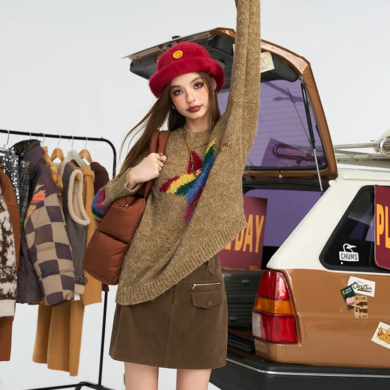 ELF SACK Casual Short Skirts Women's-5