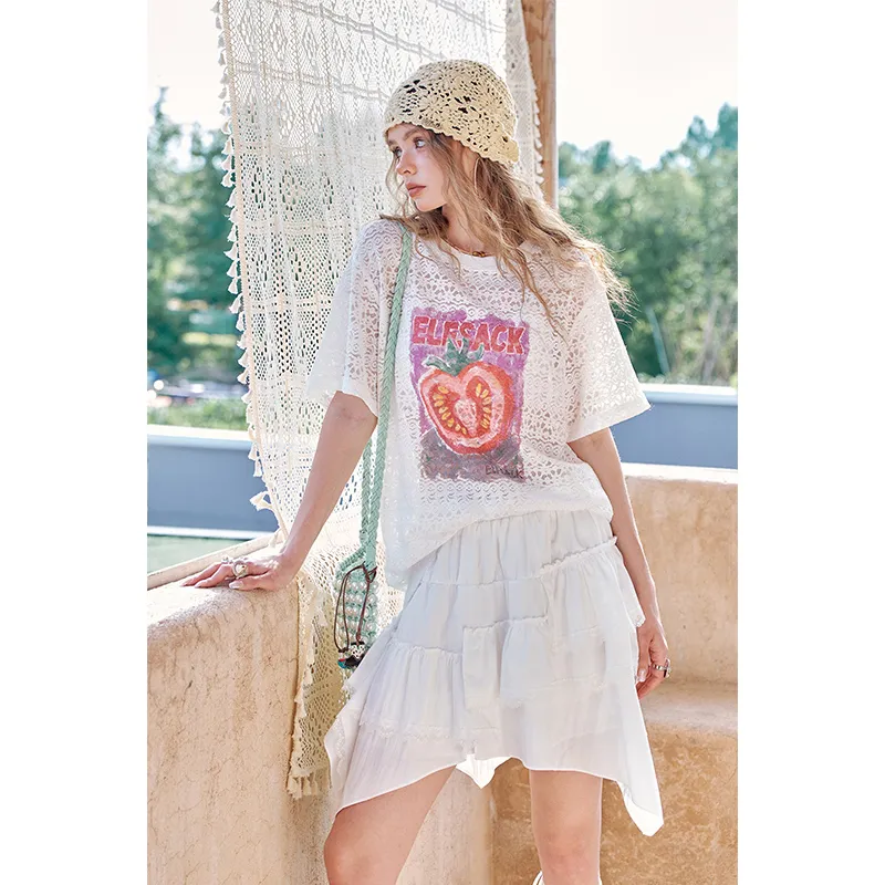 ELF SACK Two Piece Skirt Sets Women's-11